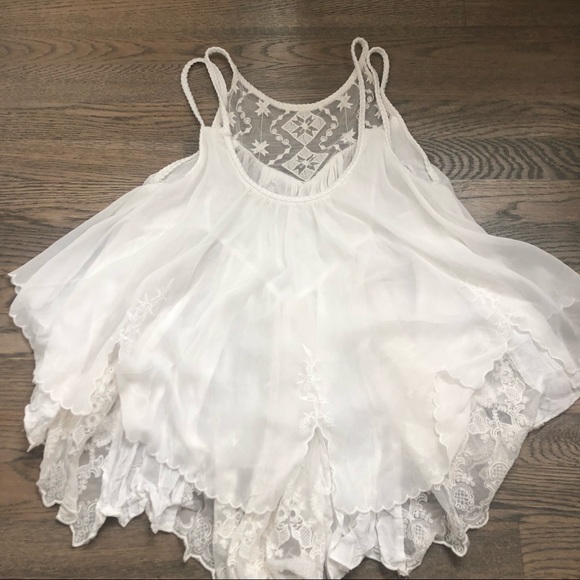 Free People Boho Lace Top - Picture 4 of 5